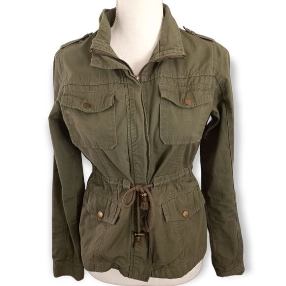 FINESSE ARMY GREEN UTILITY JACKET SZ.S EUC - Picture 1 of 5